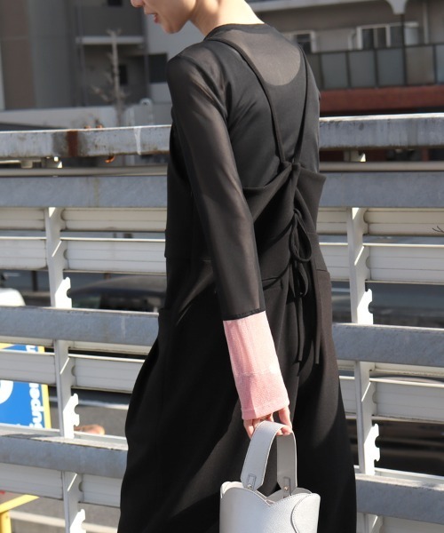 DONOBAN（ドノバン）の「バイカラーシアートップス【クルーネック】（Tシャツ/カットソー・レディース・ブラック系その他/ブラック/アイボリー/ブルーグレー/ネイビー/ホワイト系その他・ONE）」の19枚目の写真