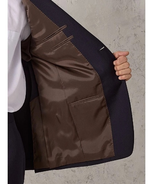 Perfect Suit FActory(パーフェクトスーツファクトリー)の「【WEB限定/上下洗える】2釦スーツ シャドウストライプ ネイビー(スーツセット・メンズ・ネイビー・A4/A5/A6/A7/AB5/AB6/AB7/Y4/Y5/Y6/Y7/AB8/AB4/A8)」の8枚目の写真