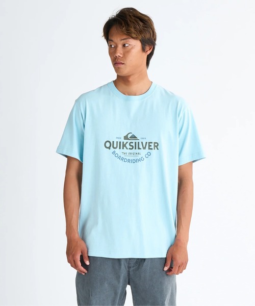 Quiksilver(クイックシルバー)の「TYPED OUT ST /クイックシルバーフロントプリント半袖Tシャツ(Tシャツ/カットソー・メンズ・ブラック/ホワイト/グリーン/ミント・X-LARGE/MEDIUM/LARGE/SMALL)」の4枚目の写真
