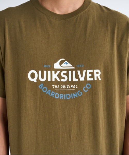 Quiksilver(クイックシルバー)の「TYPED OUT ST /クイックシルバーフロントプリント半袖Tシャツ(Tシャツ/カットソー・メンズ・ブラック/ホワイト/グリーン/ミント・X-LARGE/MEDIUM/LARGE/SMALL)」の9枚目の写真
