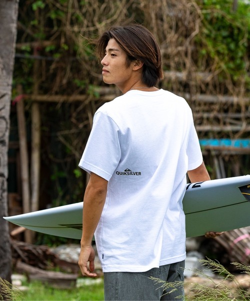 Quiksilver(クイックシルバー)の「TYPED OUT ST /クイックシルバーフロントプリント半袖Tシャツ(Tシャツ/カットソー・メンズ・ブラック/ホワイト/グリーン/ミント・X-LARGE/MEDIUM/LARGE/SMALL)」の11枚目の写真