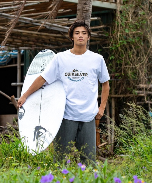 Quiksilver(クイックシルバー)の「TYPED OUT ST /クイックシルバーフロントプリント半袖Tシャツ(Tシャツ/カットソー・メンズ・ブラック/ホワイト/グリーン/ミント・X-LARGE/MEDIUM/LARGE/SMALL)」の12枚目の写真
