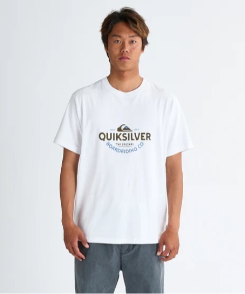 Quiksilver(クイックシルバー)の「TYPED OUT ST /クイックシルバーフロントプリント半袖Tシャツ(Tシャツ/カットソー・メンズ・ブラック/ホワイト/グリーン/ミント・X-LARGE/MEDIUM/LARGE/SMALL)」の13枚目の写真