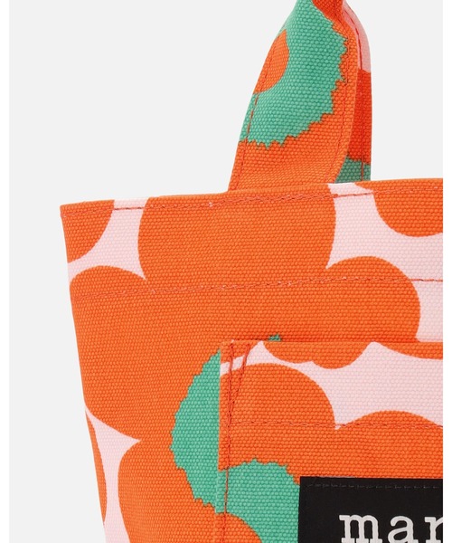 marimekko(マリメッコ)の「Unikko / AE Lunch tote bag(トートバッグ・レディース・オレンジ/ライトブルー/クリーム・FREE)」の17枚目の写真