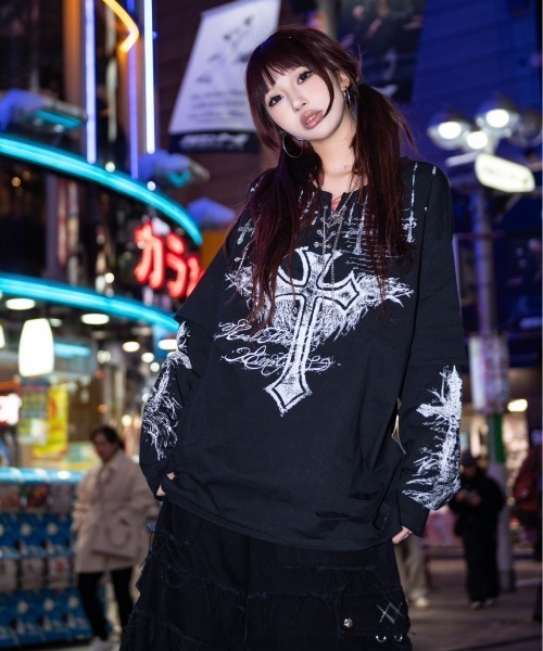 REFLEM/レフレム』グランジレイヤードL/S TEE/ロングスリーブ