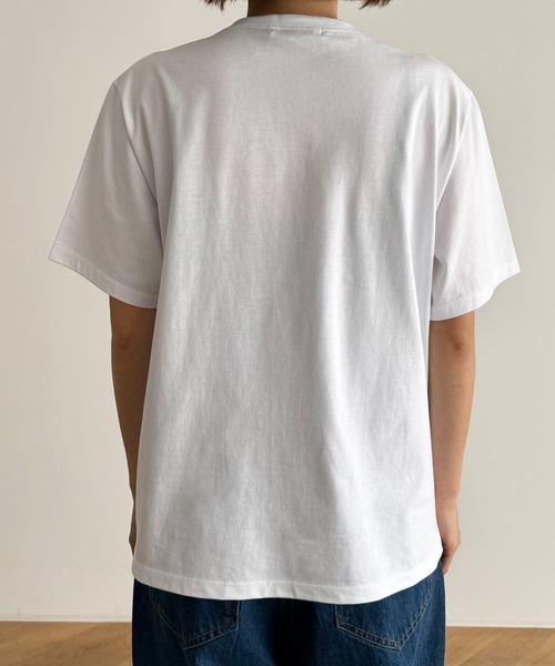 CANAL JEAN（キャナルジーン）の「El mar　IN MY ロゴTシャツ（Tシャツ/カットソー・レディース・グレー/ホワイト・ONE SIZE）」の11枚目の写真
