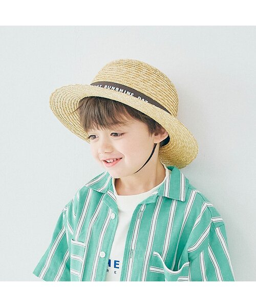 ロゴリボンストローハット（ハット）｜p.premier（ピードットプルミエ