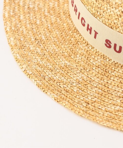 ロゴリボンストローハット（ハット）｜p.premier（ピードットプルミエ