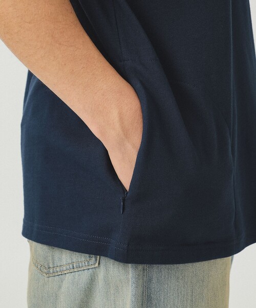 BEAMS（ビームス）の「BEAMS / ヘビーウェイト ポケットTシャツ（Tシャツ/カットソー・メンズ・ネイビー/ホワイト/ブラック/オリーブ・SMALL/MEDIUM/LARGE/X-LARGE/XX-LARGE）」の13枚目の写真