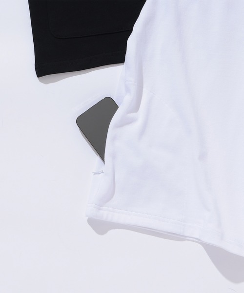 BEAMS（ビームス）の「BEAMS / ヘビーウェイト ポケットTシャツ（Tシャツ/カットソー・メンズ・ネイビー/ホワイト/ブラック/オリーブ・SMALL/MEDIUM/LARGE/X-LARGE/XX-LARGE）」の6枚目の写真