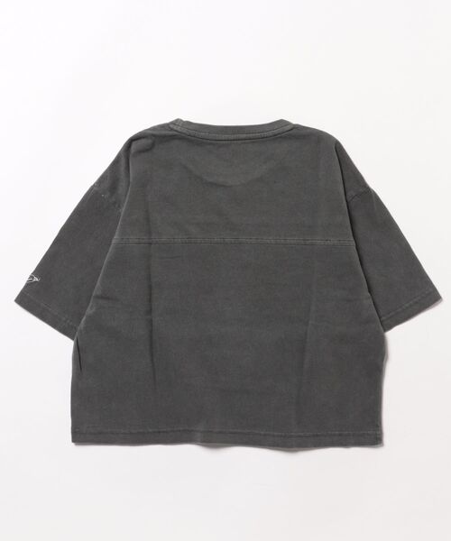 ROXY（ロキシー）の「MINI ACTIVE EDGE /ロキシーキッズショート丈オーバーサイズ半袖Tシャツ（Tシャツ/カットソー・キッズ・ブラック/ライトピンク/ホワイト・140/150/130/120）」の7枚目の写真