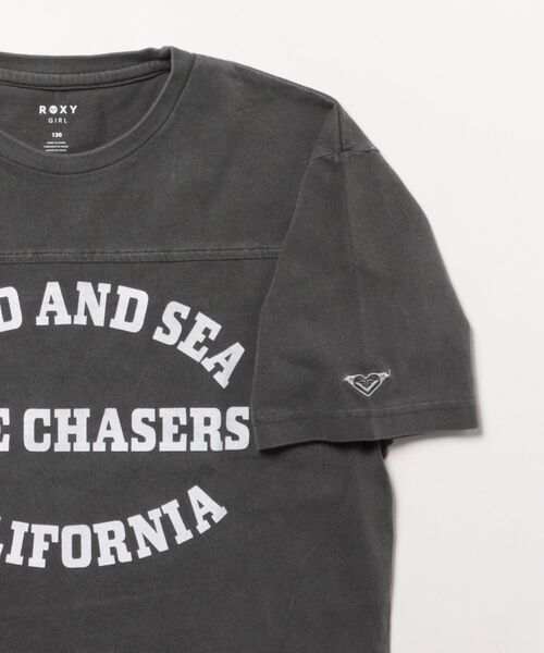 ROXY（ロキシー）の「MINI ACTIVE EDGE /ロキシーキッズショート丈オーバーサイズ半袖Tシャツ（Tシャツ/カットソー・キッズ・ブラック/ライトピンク/ホワイト・140/150/130/120）」の8枚目の写真