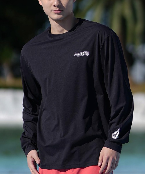 値下げ ☆ VOLCOM ラッシュガード M 長袖 BLACK 値下げ ☆ VOLCOM ラッシュガード M 長袖 BLACK