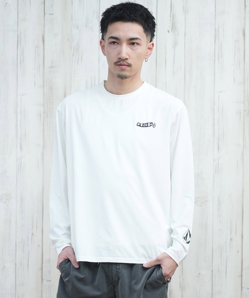 VOLCOM/ボルコム 長袖ラッシュガード UVケア ブランドロゴ A9312505