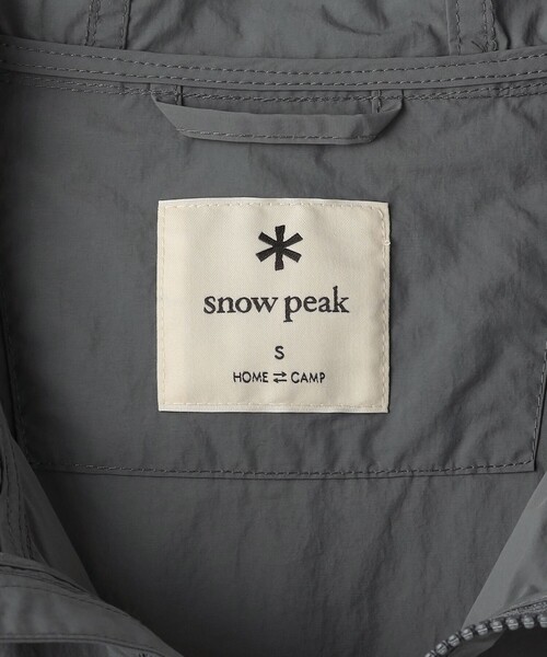 Snow Peak(スノーピーク)の「<Snow Peak>ナイロンタッサー ジャケット ナイロンパーカー(マウンテンパーカー・メンズ・ブラック/グレー・S/M)」の20枚目の写真