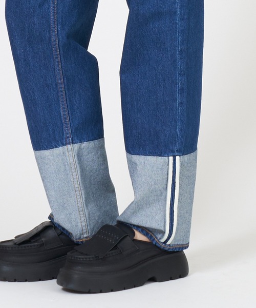 SHAKA(シャカ)の「SHAKA キルト ローファー ミュール チャンキー KILT LOAFER MULE CHUNKY 2WAY(ローファー・レディース・ブラック/キナリ・23/24/25/26)」の19枚目の写真