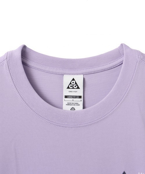 NIKE ACG(ナイキエィシージー)の「NIKE AS M ACG DF TEE OC GUIDE / ナイキ ACG DF OC ガイド S/S Tシャツ 【SP】(Tシャツ/カットソー・メンズ・ブラック/パープル・S/M/XL/XXL/L)」の11枚目の写真