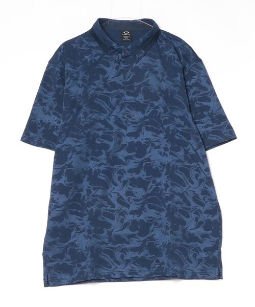 OAKLEY(オークリー)の「オークリー O-SYNC PACK POLO GRAPHIC 1.0(ポロシャツ・メンズ・ブラック/ダークブルー/グリーン/ホワイト・S/M/L/LL/3L)」の4枚目の写真