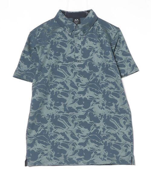 OAKLEY(オークリー)の「オークリー O-SYNC PACK POLO GRAPHIC 1.0(ポロシャツ・メンズ・ブラック/ダークブルー/グリーン/ホワイト・S/M/L/LL/3L)」の3枚目の写真