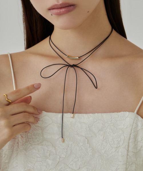soierie　ネックレス　チョーカー　コンビ　良品 Coil necklace | Soierie Online Store