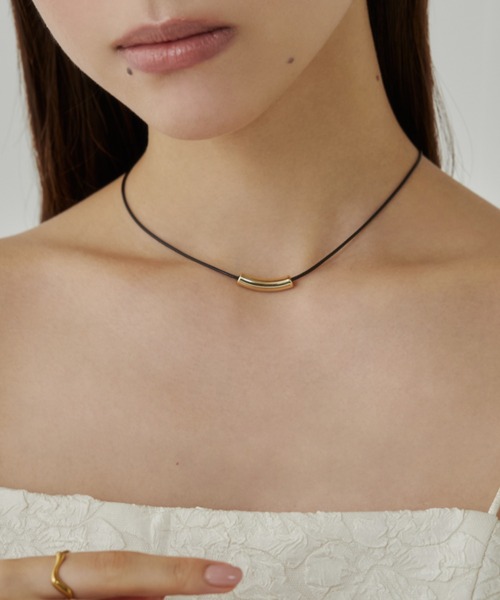 ciite'（シーテ）の「メタルトップ シンプルコードチョーカー / ネックレス（チョーカー・レディース・ゴールド/シルバー・FREE）」の10枚目の写真