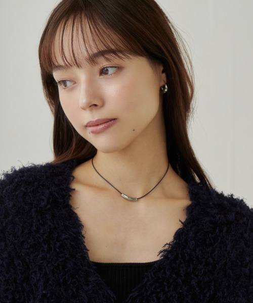 ciite'（シーテ）の「メタルトップ シンプルコードチョーカー / ネックレス（チョーカー・レディース・ゴールド/シルバー・FREE）」の6枚目の写真