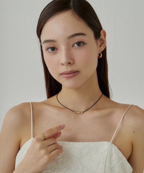 ciite'（シーテ）の「メタルトップ シンプルコードチョーカー / ネックレス（チョーカー・レディース・ゴールド/シルバー・FREE）」の8枚目の写真