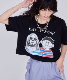 tシャツ BLACK SCORE /  EMIE midriff tee( EMIEミドリフ丈Tシャツ BSMCC UNISEX T BLACK SCORE / KURT EMIE midriff tee(KURT EMIEミドリフ丈T