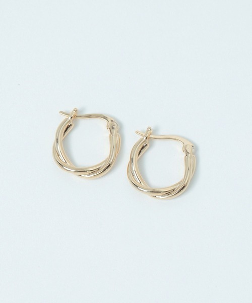 studio CLIP（スタディオクリップ）の「【daily CLIP】ツイストフープピアス（ピアス（両耳用）・レディース・その他1/その他2・FREE）」の2枚目の写真