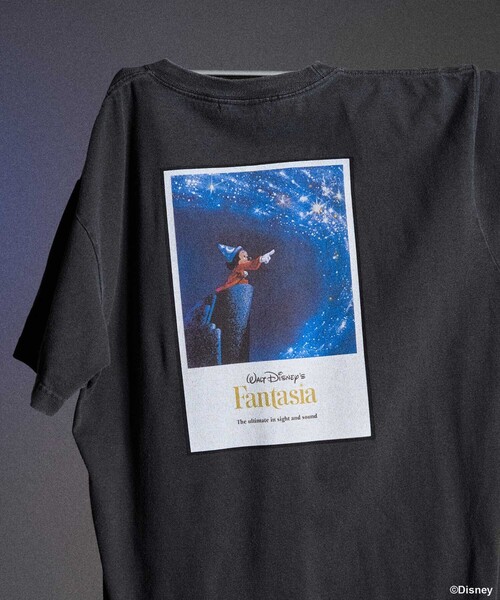 tシャツ 「DISNEY FANTASIA」 ポスターバックプリント Tシャツ/ディズニー/ファンタジア/ミッキーマウス レディース FREAK'S STORE tシャツ 「DISNEY FANTASIA」 ポスターバック
