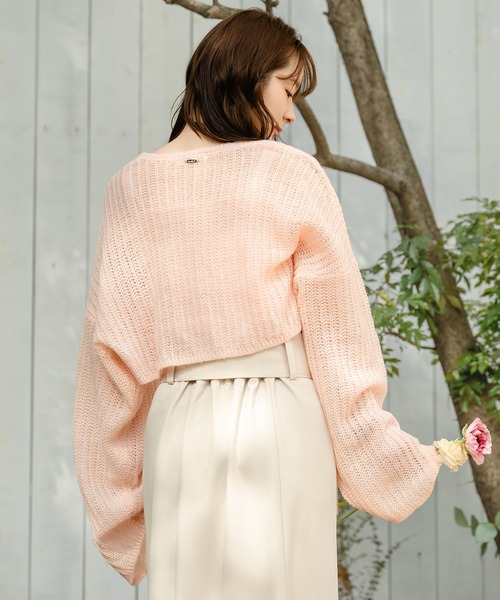 アンサンブル Sheer knit ensemble set up / シアーニットアンサンブルセットアップ Clum アンサンブル Sheer knit ensemble set up / シアーニット