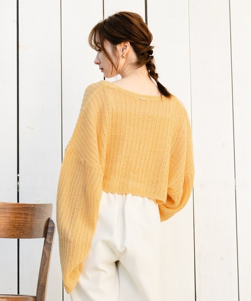 OneMall provides Zozotown products: sheer knit ensemble