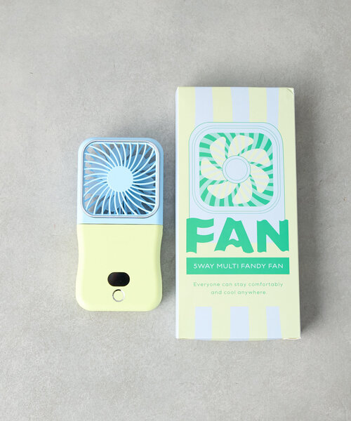 BIRTHDAY BAR（バースデイバー）の「【SAHIR サヒール】5way Multi handy fan（生活家電・レディース・アイボリー/グリーン/オレンジ/ブルー系その他・0）」の15枚目の写真