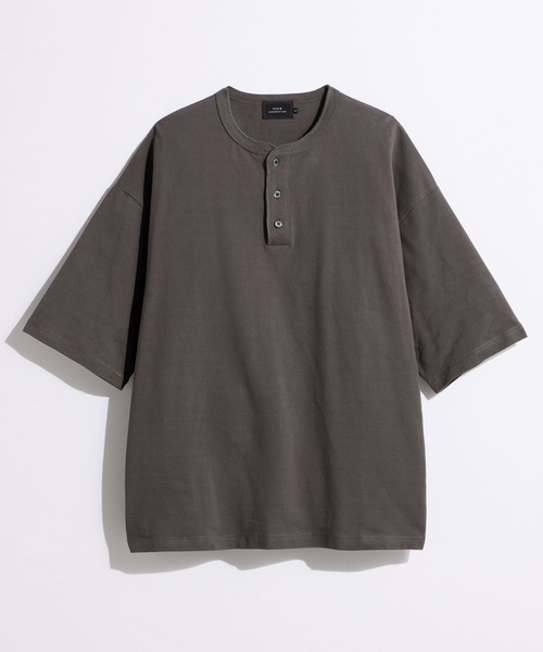 SOL ヘンリーネックシャツ Schott N.Y.C tシャツ Schott/ショット/HALF SLEEVE HENRY NECK PACK T
