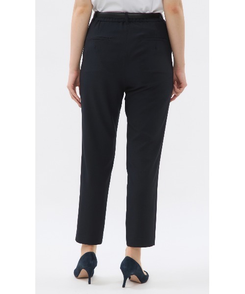 AOYAMA（アオヤマ）の「【手軽スーツ！】着疲れ知らずのストレッチ！テーパードパンツ/ベージュ/ネイビー/ブラック〈ゼロプレッシャースーツ〉｜通勤＆オフィス＆入卒｜洗える・防シワ・セットアップ着用可｜（スーツパンツ・レディース・ベージュ/ネイビー/ブラック・LL/S/M/L）」の9枚目の写真