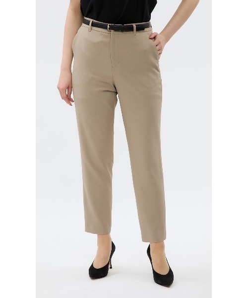 AOYAMA（アオヤマ）の「【手軽スーツ！】着疲れ知らずのストレッチ！テーパードパンツ/ベージュ/ネイビー/ブラック〈ゼロプレッシャースーツ〉｜通勤＆オフィス＆入卒｜洗える・防シワ・セットアップ着用可｜（スーツパンツ・レディース・ベージュ/ネイビー/ブラック・LL/S/M/L）」の19枚目の写真