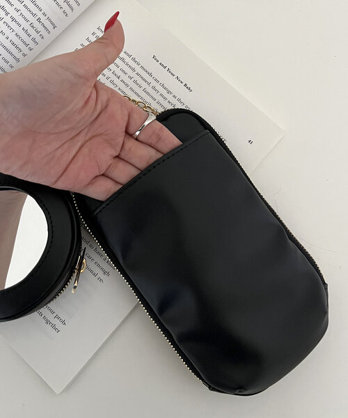 prose verse(プロズヴェール)の「ポーチ付ハートスタッズスマホショルダー(ショルダーバッグ・レディース・ブラック系その他2/ピンク/ブラック系その他・FREE)」の8枚目の写真