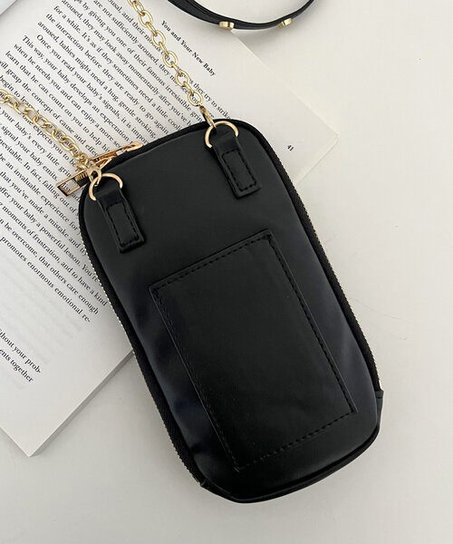 prose verse(プロズヴェール)の「ポーチ付ハートスタッズスマホショルダー(ショルダーバッグ・レディース・ブラック系その他2/ピンク/ブラック系その他・FREE)」の11枚目の写真