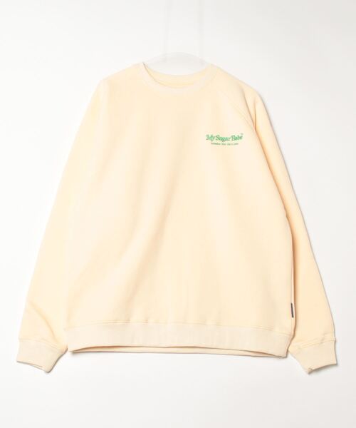 My sugar Babe（マイシュガーベイブ）の「My Sugar Babe logo sweat top（スウェット・メンズ・アイボリー/チャコールグレー・MEDIUM/LARGE/X-LARGE）」の2枚目の写真