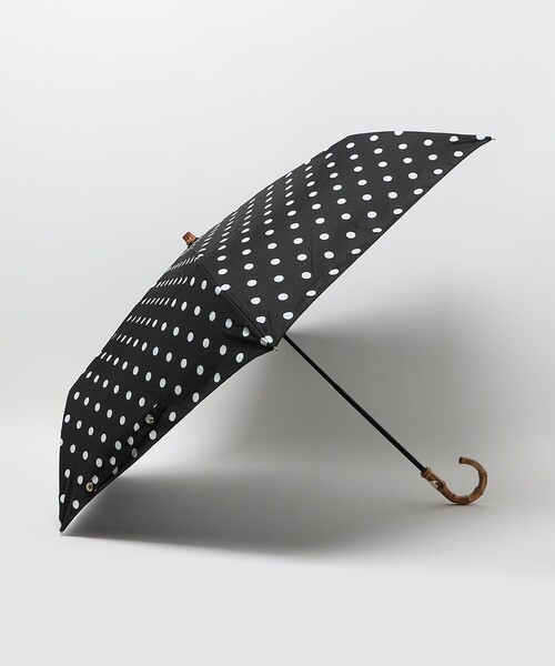 未使用トラディショナルウェザー 晴雨兼用折り畳 み傘ドット柄 UV加工 セール】＜Traditional Weatherwear＞ミニドットアンブレラ