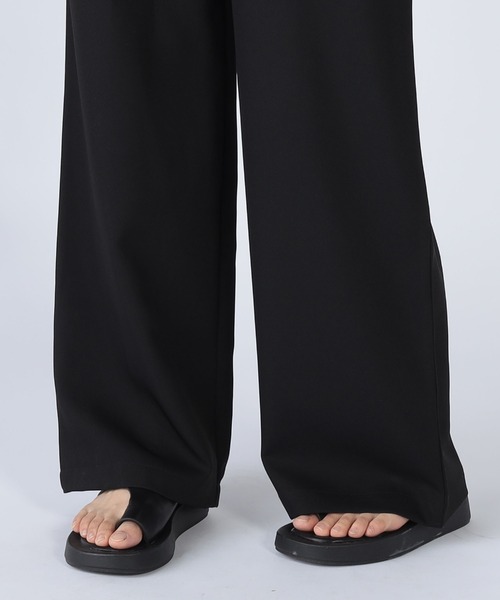 CECIL McBEE(セシルマクビー)の「ダブルストラップサロペット(サロペット/オーバーオール・レディース・アイボリー/ブラック/チャコールグレー・MEDIUM)」の15枚目の写真