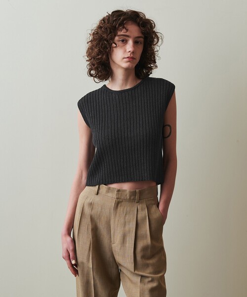 セール】＜Steven Alan＞リブ ノースリーブ ニット（ニット