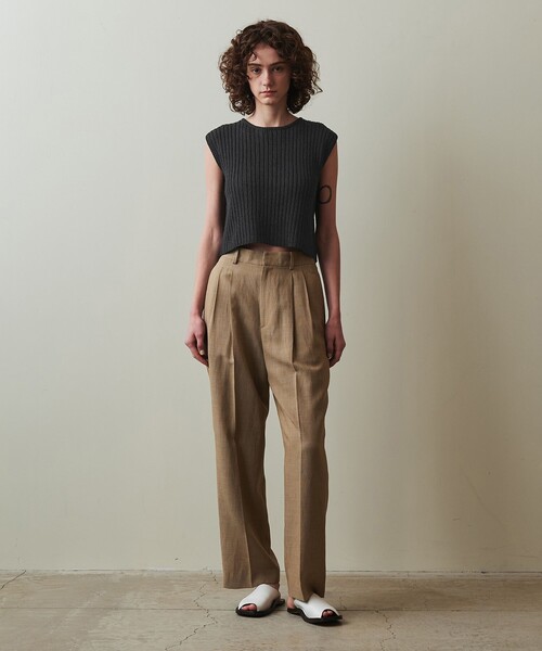 Steven Alan＞リブ ノースリーブ ニット（ニット/セーター