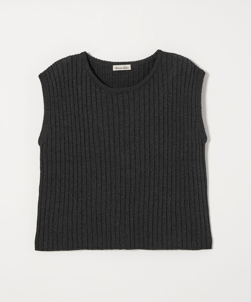 Steven Alan（スティーブンアラン）の「＜Steven Alan＞リブ ノースリーブ ニット（ニット/セーター・レディース・ベージュ/ブラック・FREE）」の20枚目の写真
