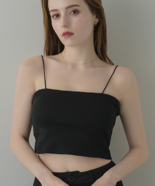 muku（ムク）の「SHORT CAMISOLE/in bra（キャミソール・レディース・アイボリー/ホワイト/ブラック・FREE）」の18枚目の写真