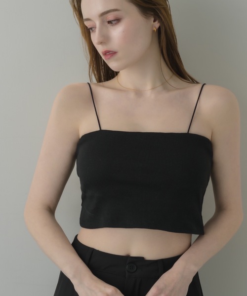 muku（ムク）の「SHORT CAMISOLE/in bra（キャミソール・レディース・アイボリー/ホワイト/ブラック・FREE）」の19枚目の写真