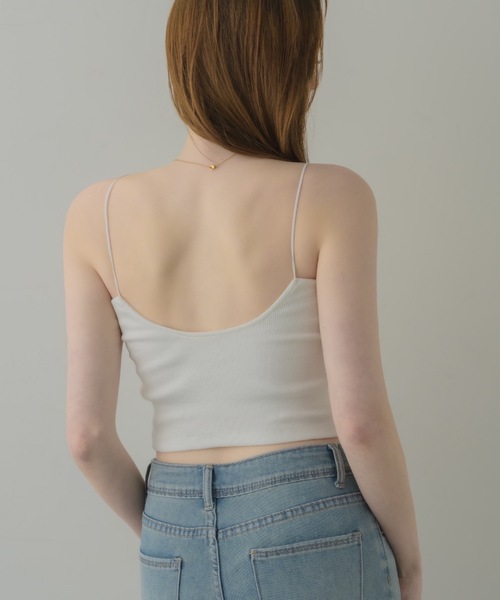 muku（ムク）の「SHORT CAMISOLE/in bra（キャミソール・レディース・アイボリー/ホワイト/ブラック・FREE）」の16枚目の写真