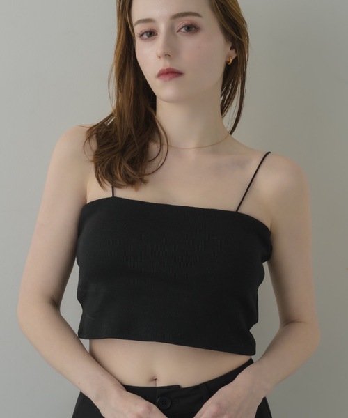 muku（ムク）の「SHORT CAMISOLE/in bra（キャミソール・レディース・アイボリー/ホワイト/ブラック・FREE）」の20枚目の写真