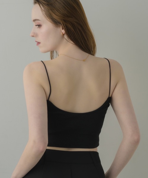 muku（ムク）の「SHORT CAMISOLE/in bra（キャミソール・レディース・アイボリー/ホワイト/ブラック・FREE）」の22枚目の写真