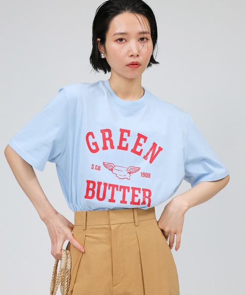 Tシャツ・カットソー [GREEN BUTTER] Butter Wing Tee : 5color GREEN BUTTER】Wing Tee（Tシャツ/カットソー）｜GREEN BUTTER